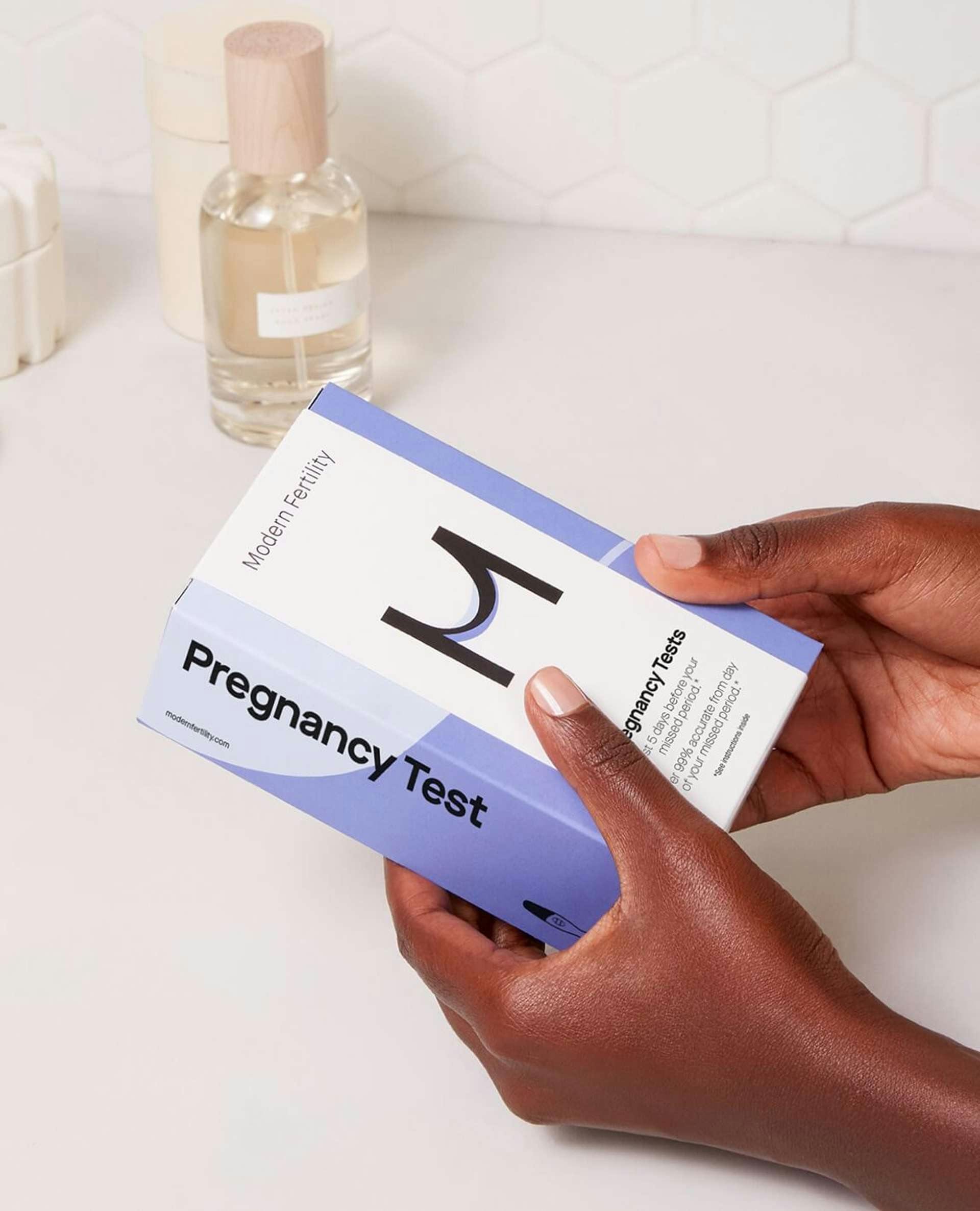Modern Fertility Pregnancy Test Packaging Box