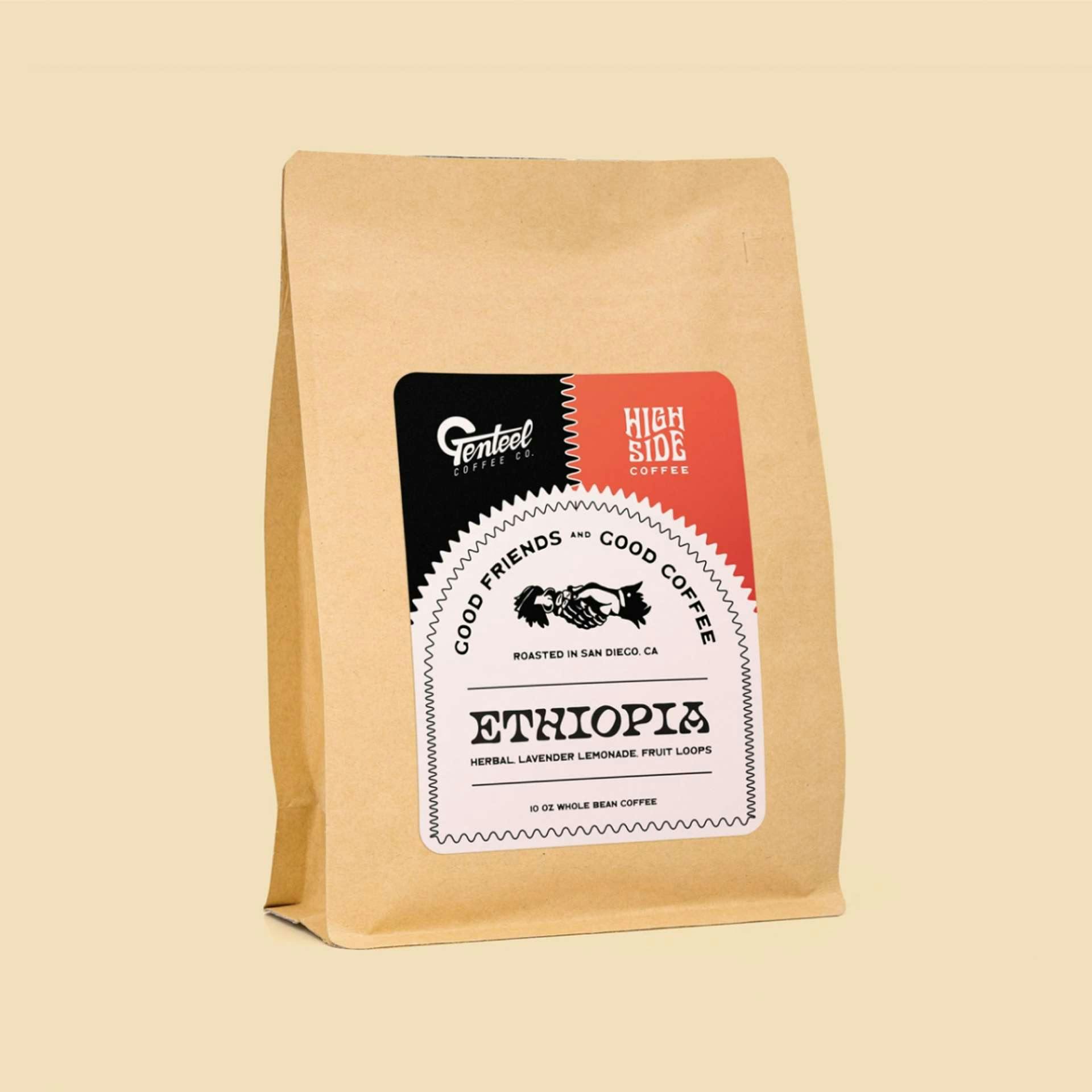 High Side coffee Ethiopia brew packaging