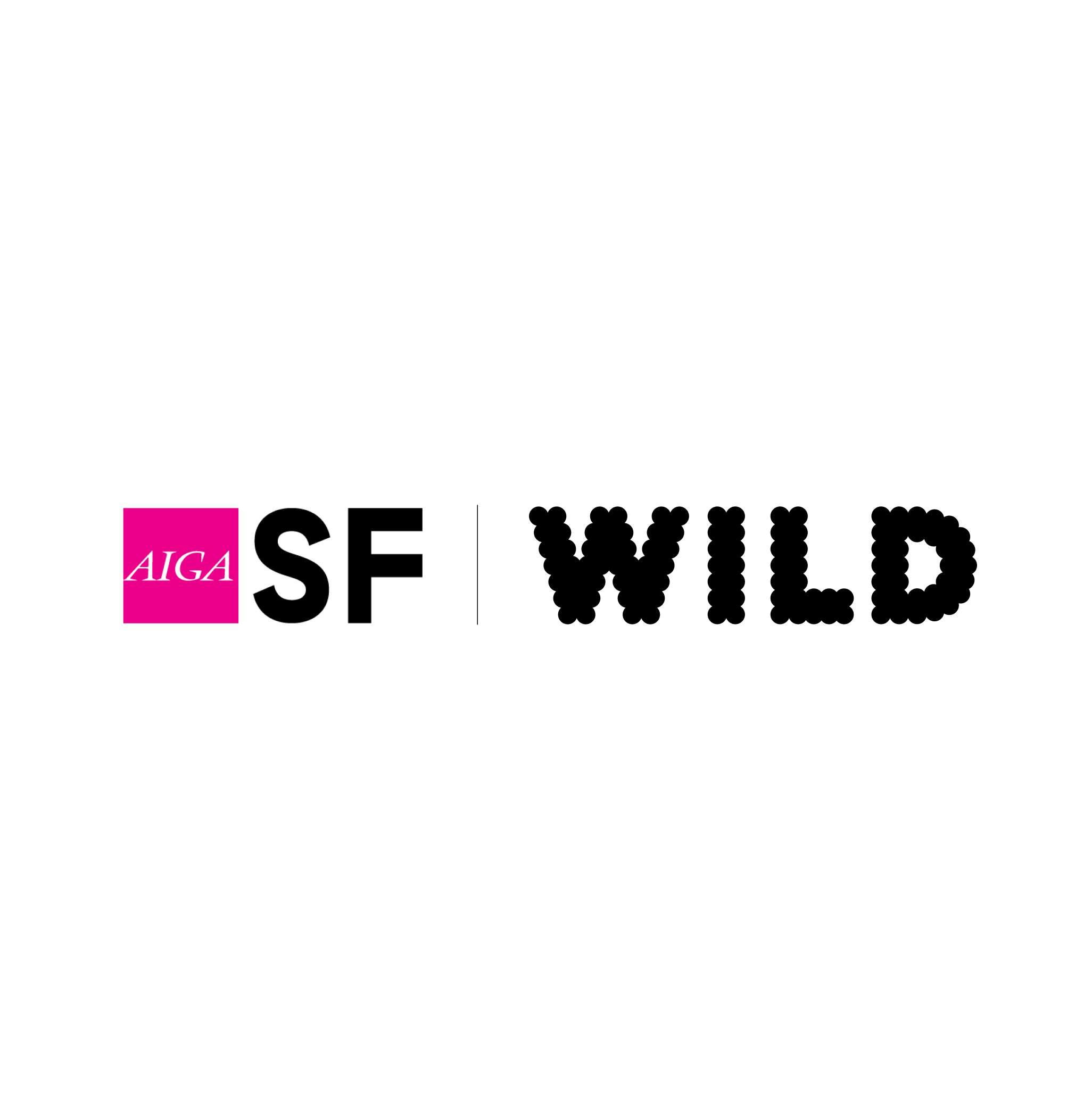 Wild logo with AIGA SF logo Lock up 