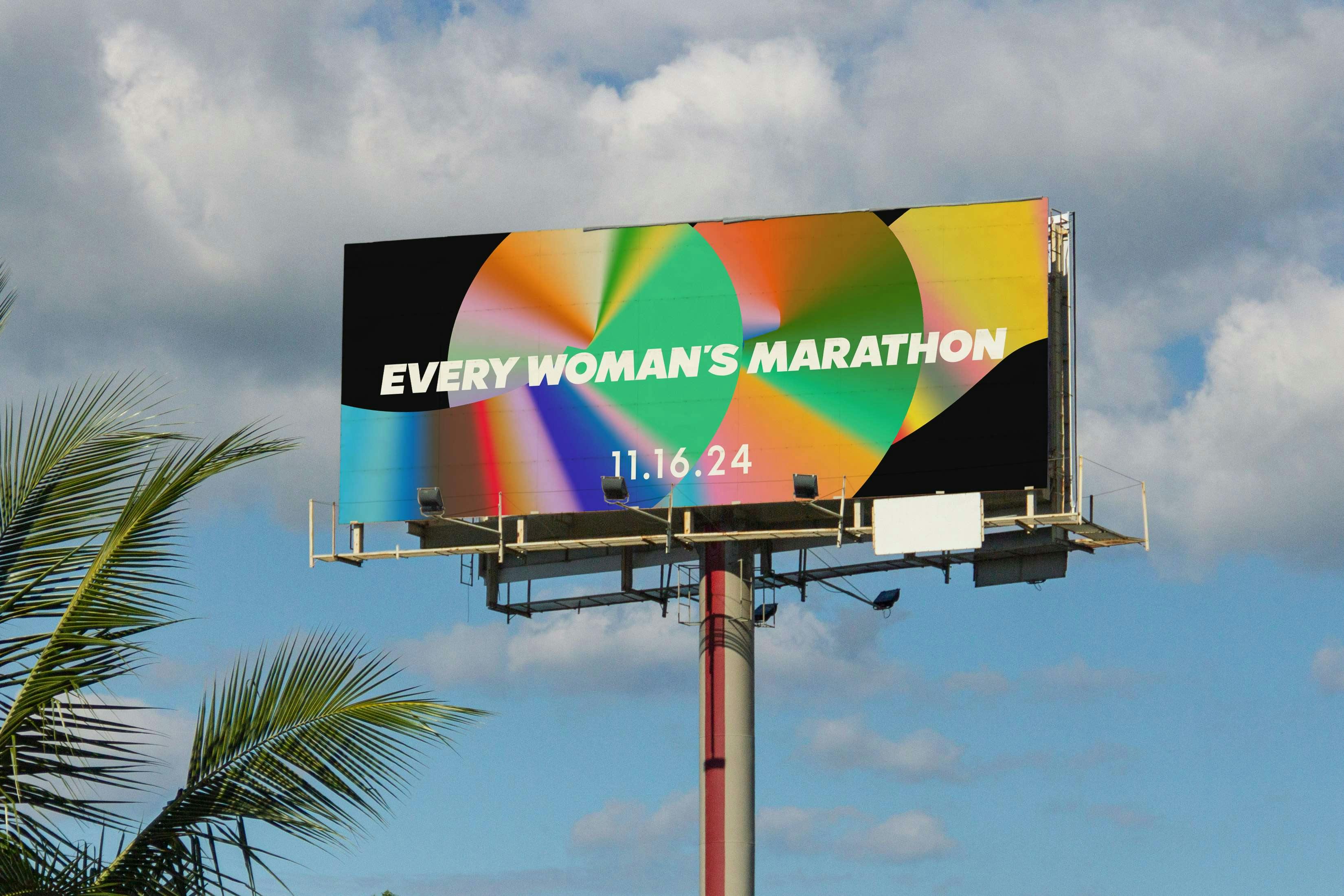 Every Woman's Marathon Billboard