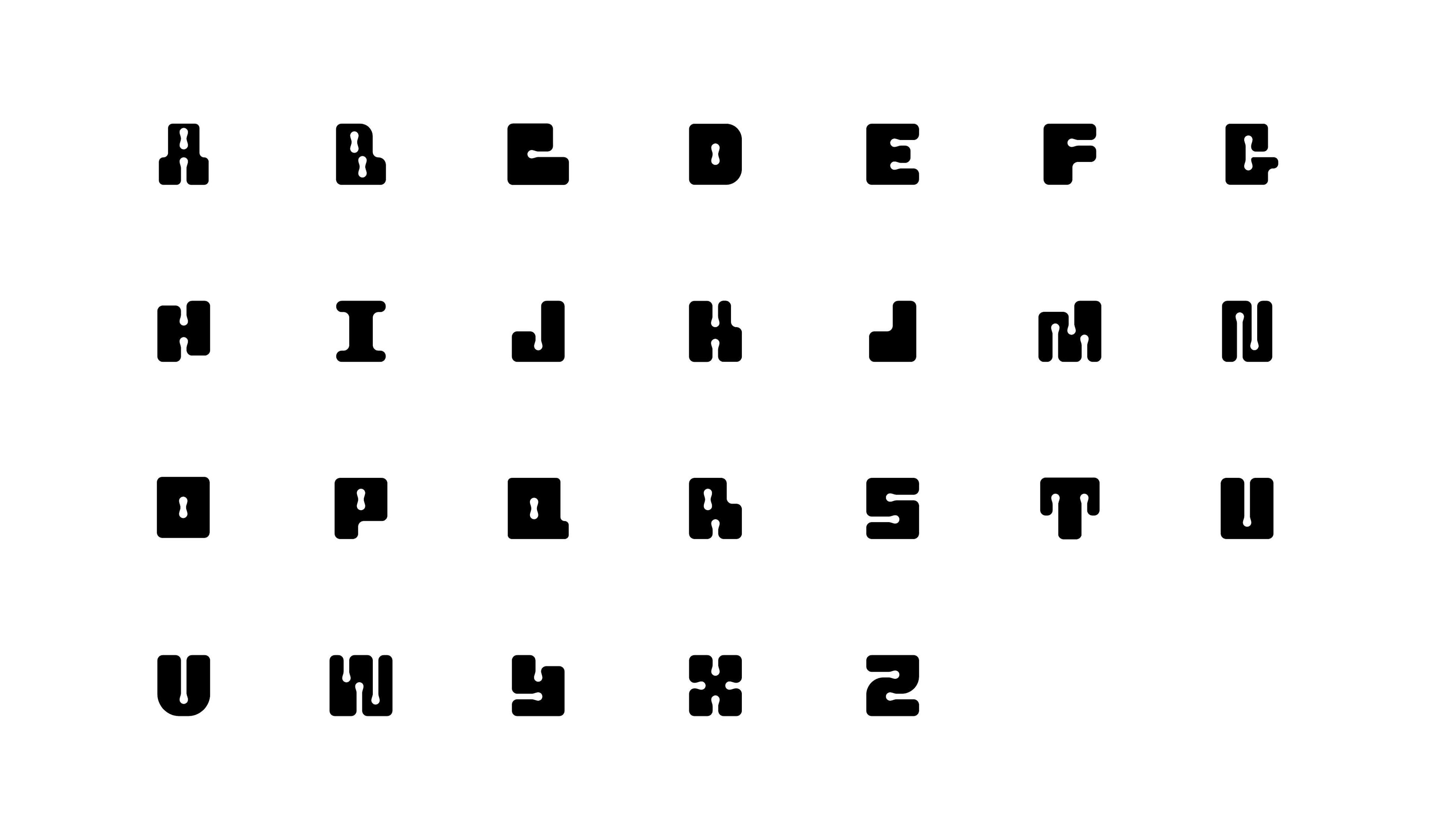 Mulu alphabets in full set