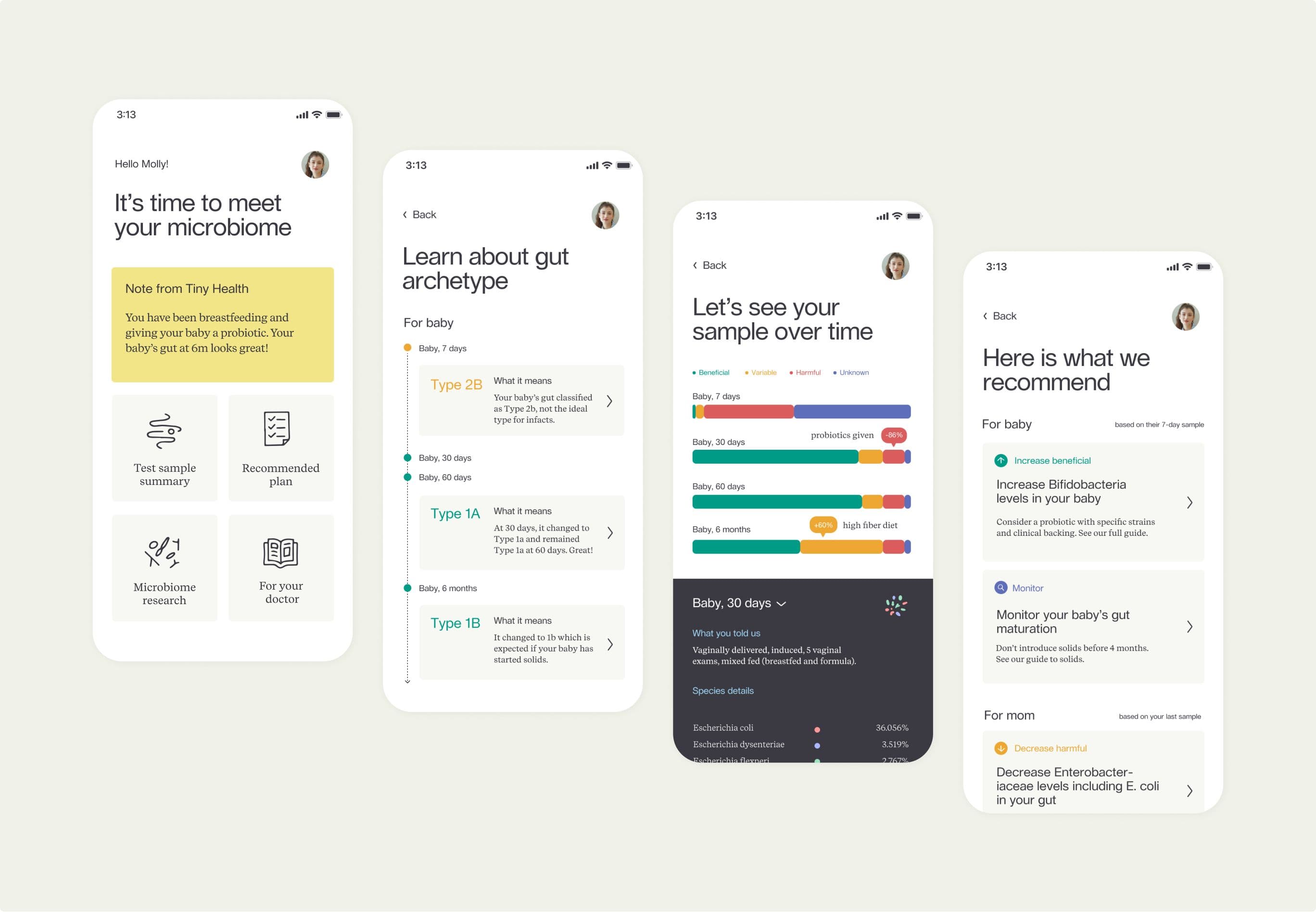app screens