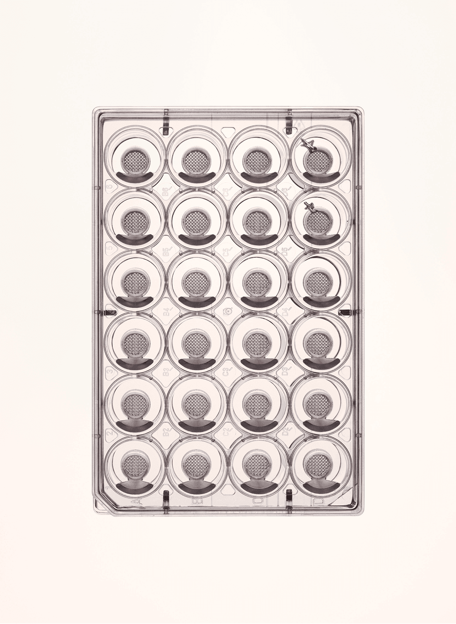 Empty sample tray