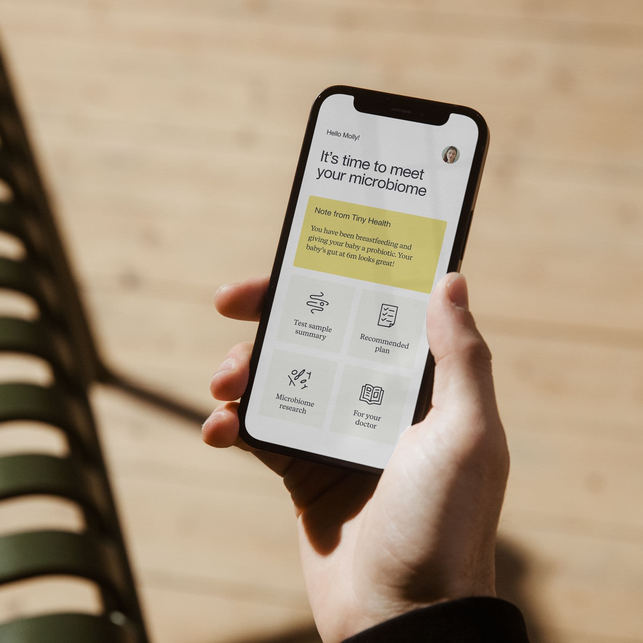 app screen