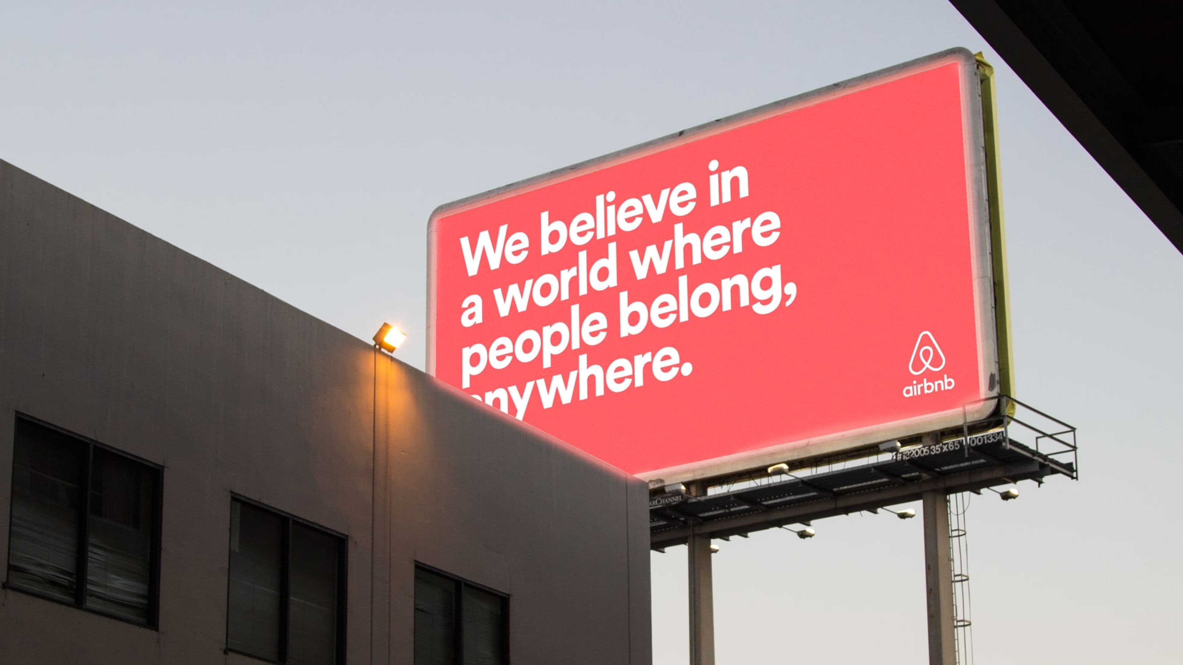 Airbnb billboard